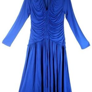 FARM Rio Vibrant Blue Long Sleeve Dress
